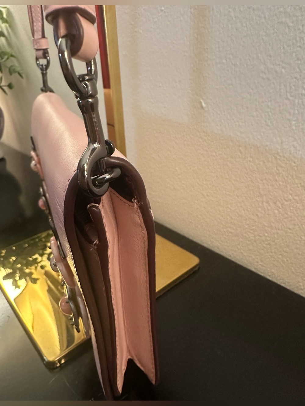 Coach Hayden Tea Rose Crossbody Rare - Picture 8 of 9